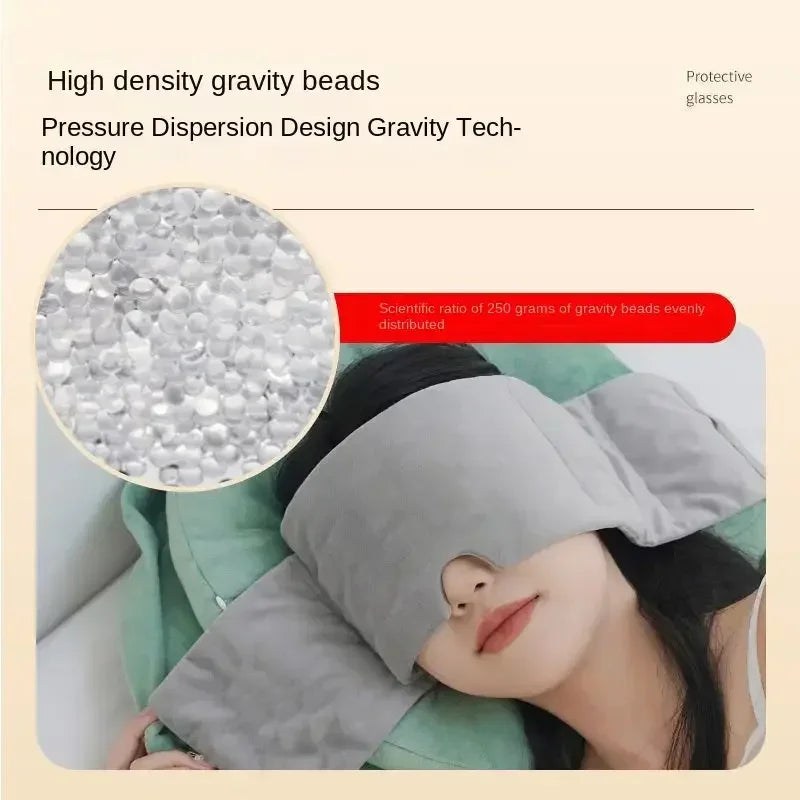Gravity Weighted Eye Mask